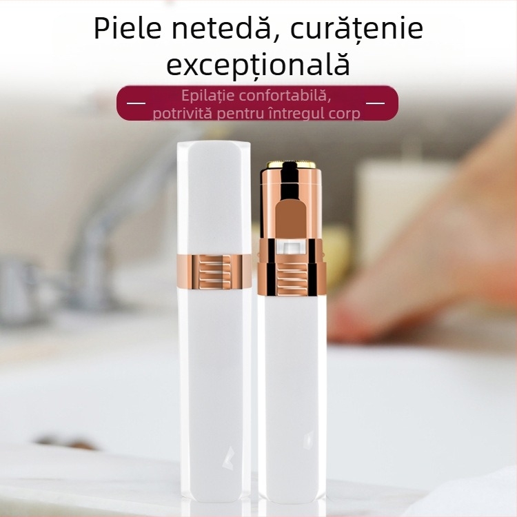 Epilator/mașină de ras electrică cu cap de tăiere din aliaj, corp ABS, alimentare dublă (batere uscată sau electrică), potrivit pentru întreg corpul, CE certificat.