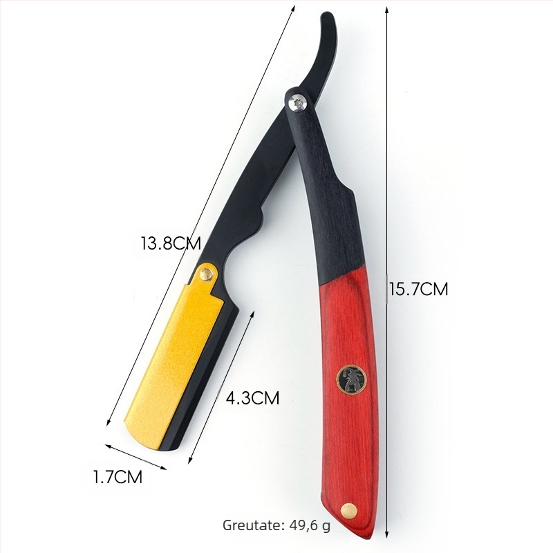 CestoMen rasor manual vintage pliabil pentru bărbați, 74 lame