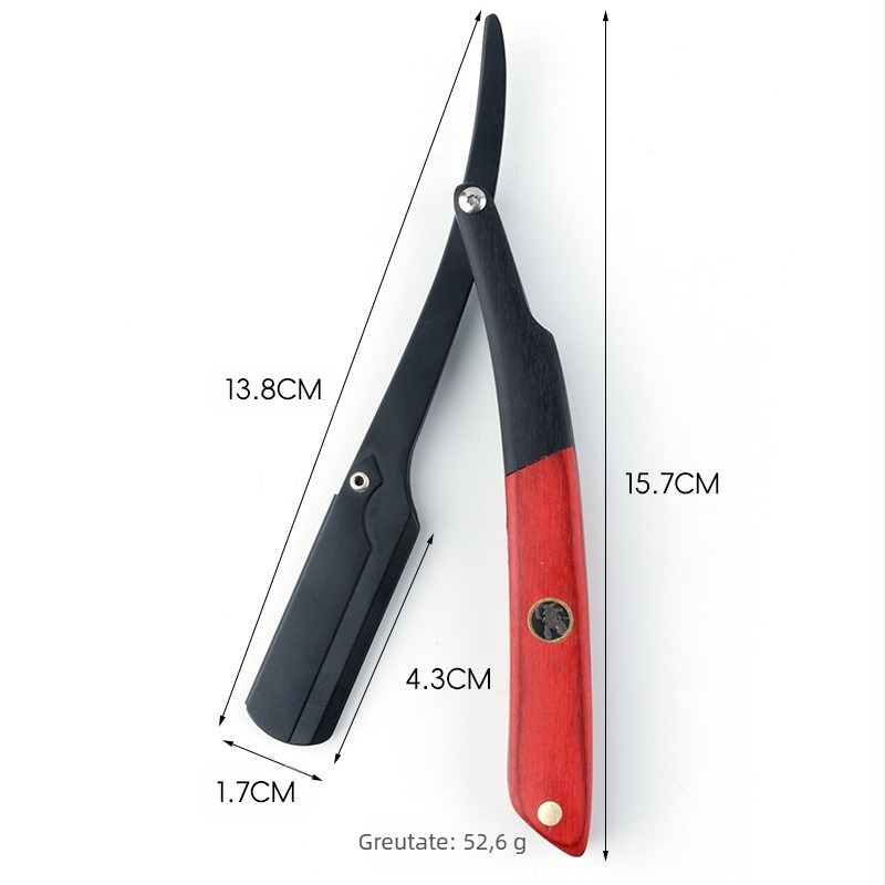 CestoMen rasor manual vintage pliabil pentru bărbați, 74 lame