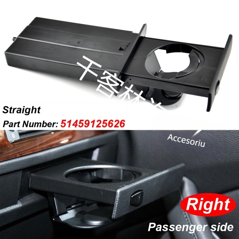 Suport pentru pahare BMW E60 – ABS, compatibil cu modelele 525, 528, 530, 535, 545; montaj pe panoul de bord