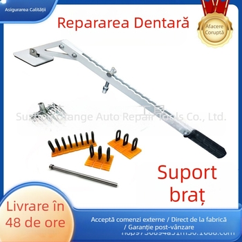 Tragător pentru reparația loviturilor caroseriei – cadru tip punte, braț de tracțiune cu un singur punct, aluminiu, reparație fără vopsire