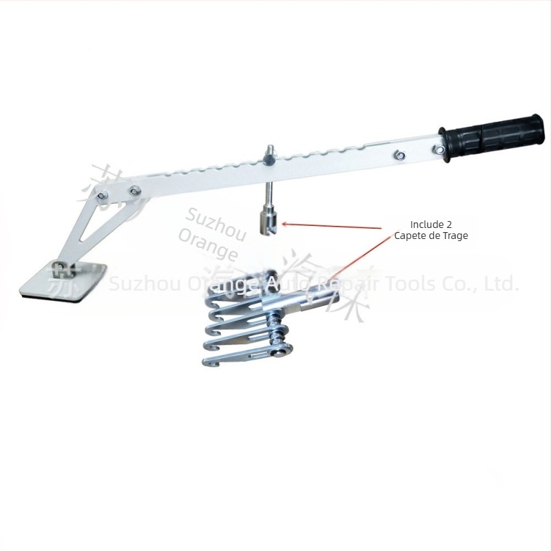 Tragător pentru reparația loviturilor caroseriei – cadru tip punte, braț de tracțiune cu un singur punct, aluminiu, reparație fără vopsire