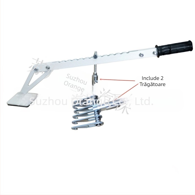 Tragător pentru reparația loviturilor caroseriei – cadru tip punte, braț de tracțiune cu un singur punct, aluminiu, reparație fără vopsire