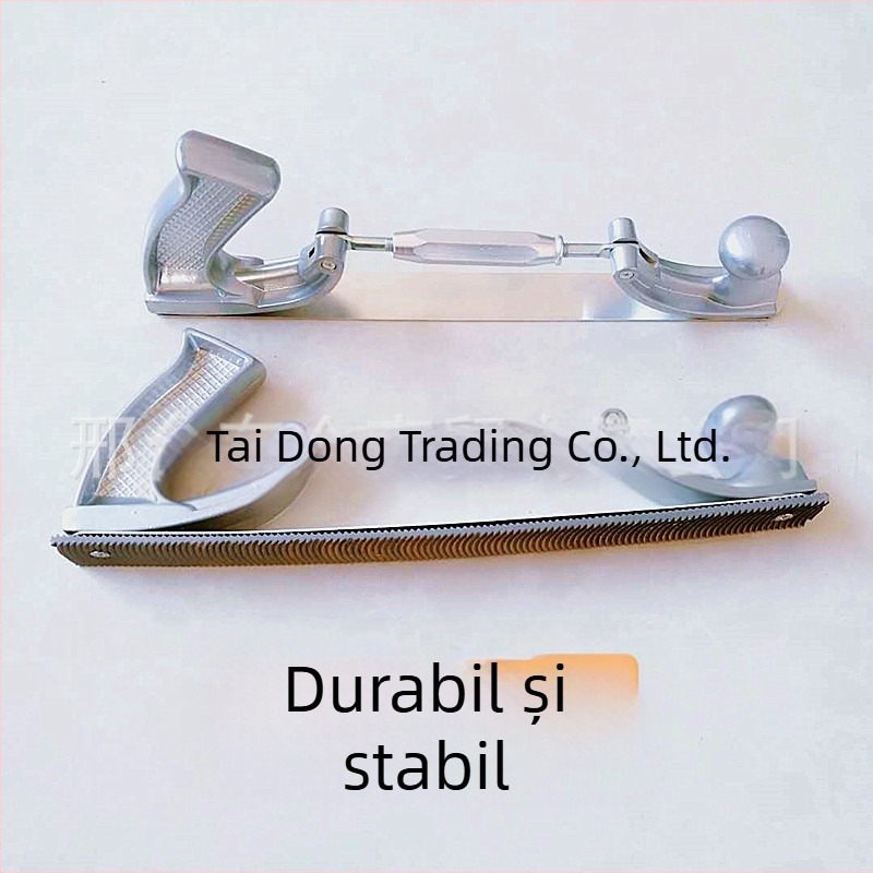 Fișă pentru tablă auto cu clemă reglabilă, suport pentru lamă de planare și formă plată semicerc (mai multe serii)