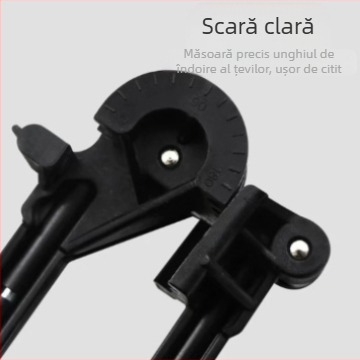 Îndoitor manual de țevi cu patru caneluri pentru țevi din cupru și aluminiu, pentru instalații HVAC