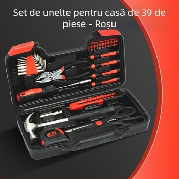 Set 36 de piese de unelte, oțel carbon, unelte manuale pentru reparații casnice