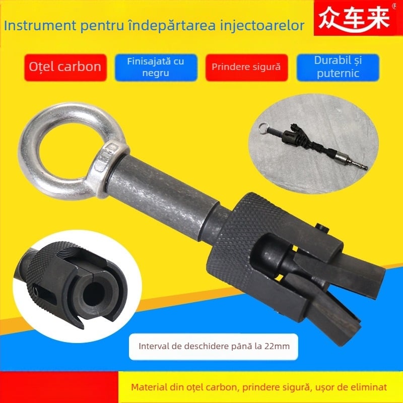 Instrument pentru demontarea injectorului de carburant pentru Range Rover Discovery 5.0 și Jaguar 3.0T, oțel carbon, greutate netă 200 g