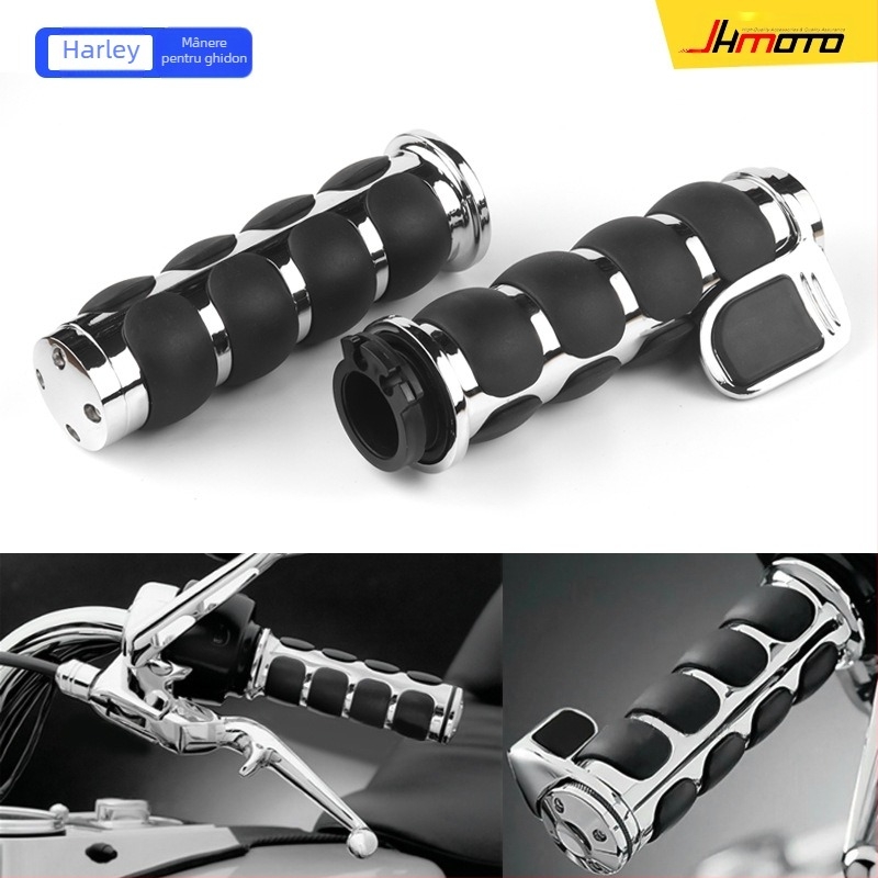 Manșon din aluminiu pentru ghidon motocicletă, rezistent la uzură, pentru toate anotimpurile, în stil Harley