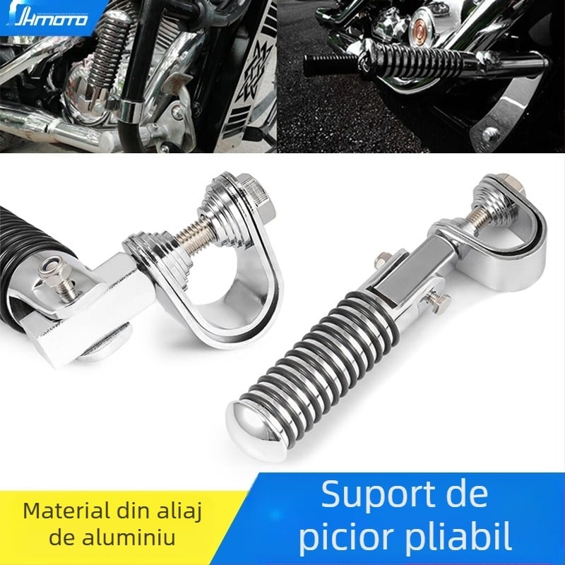 Pedal pentru motocicletă – CNC, pedală de protecție pliabilă, compatibilă cu seria Harley, JT-962, JH