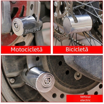Lacăt de disc pentru frână pentru motociclete, vehicule electrice și biciclete — model yzdds, material oțel aliat, marcă Jin Laide, greutate 160 g