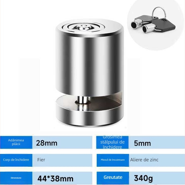 Lacăt de disc pentru frână pentru motociclete, vehicule electrice și biciclete — model yzdds, material oțel aliat, marcă Jin Laide, greutate 160 g