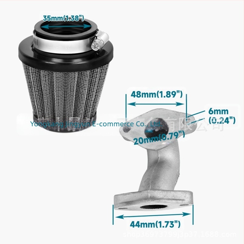 Kit carburator PZ20 pentru Taotao Coolster 110cc/90cc/70cc (set de 10 piese)