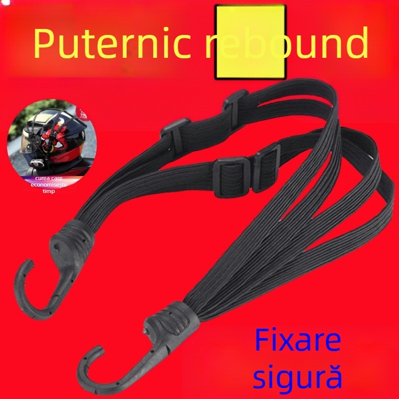 Bandă de prindere pentru motocicletă cu șnur elastic, curea pentru bagaje, capacitate 50 kg, material: fire, marcă Independent, neimportată