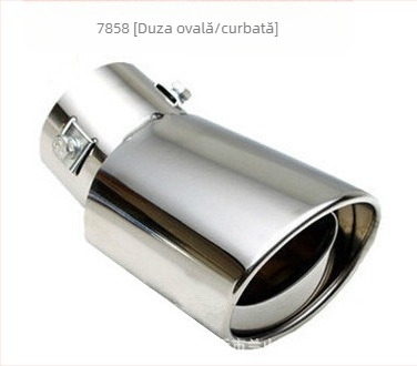 Țeavă de eșapament din oțel inoxidabil, universală, țeavă finală dreaptă și curbată, marcă 4S Store exclusive Supply