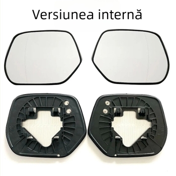 Oglindă retrovizoare auto, Model 92109, Oglindă plată, 12V, Compatibilă cu Honda CR-V III 2006-2012