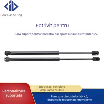 Arc cu gaz pentru geamul din spate Nissan Pathfinder R51, braț de susținere