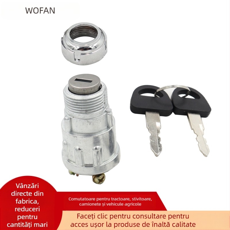 Comutator aprindere CP-3151 pentru camioane, stivuitoare, tractoare și vehicule agricole — 4 pini, Wofan