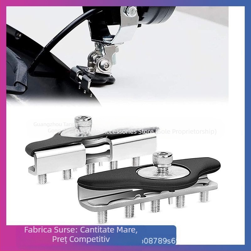 Suport pentru număr – braț de montaj pentru capotă universal cu bandă LED (aliaj de aluminiu; montaj universal; trei sau cinci găuri)