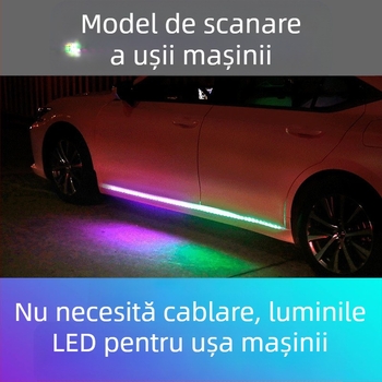 Lumină LED pentru ușa laterală a mașinii, model Door side streamer light, 12V, durată de viață 100000 h