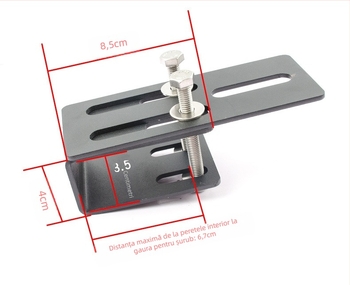 Clipuri de montaj pentru proiector pe bara transversală a plafonului mașinii, LX-XL, oțel aliat, IP68, 12V, 90W