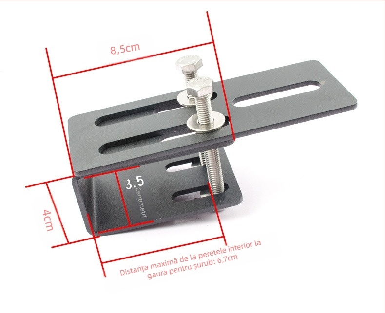 Clipuri de montaj pentru proiector pe bara transversală a plafonului mașinii, LX-XL, oțel aliat, IP68, 12V, 90W