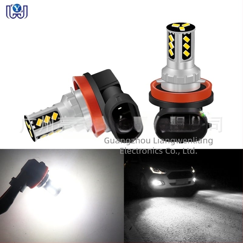 Lampă LED de ceață pentru mașină – model H8/H11 3020 15Smd, 6.5W, 12-48V, 750lm, 50 000h