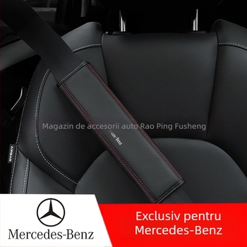 Pernă de umăr din piele pentru centura de siguranță pentru copii, Rich Victory, 20 g, logo imprimat, decor interior auto