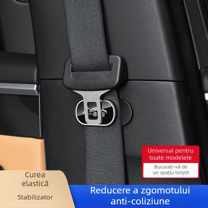 Stabilizator pentru centura auto, reducere zgomot și mișcare, material ABS, brand SIYARUI, imprimare logo disponibil