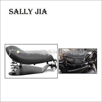 Placă de bază pentru șa Harley Cruiser, șezut din piele cu arc, scaun monoseat, model 01