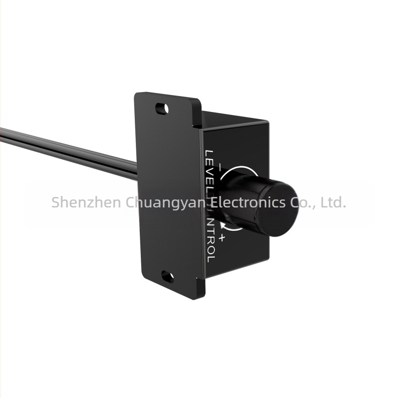 Reglator de volum pentru amplificator auto, intrare/ieșire RCA LC-1 – Chuangyan, carcasă PVC, certificat CE, compatibil cu audio și video