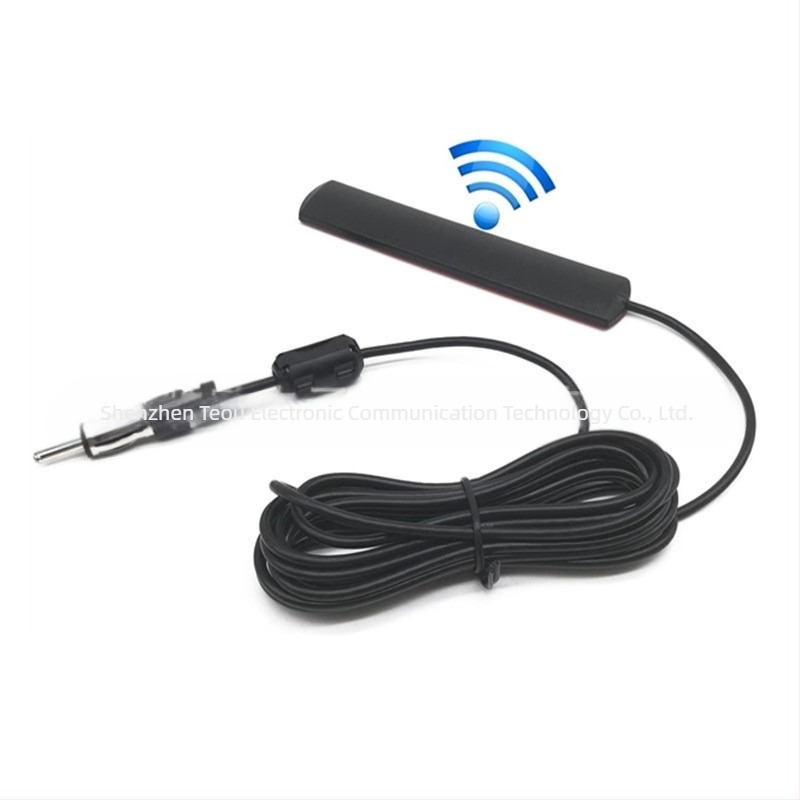 Antena patch pentru radio auto – montare față și spate, semnal FM, model DAB-4, brand Qiyuntong