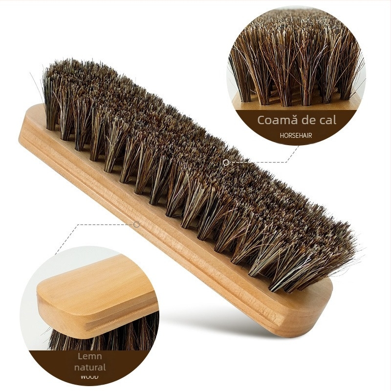 Perie pentru pantofi din păr de cal – Brand Prophet; Material: păr de cal; Categorie: perie pentru pantofi