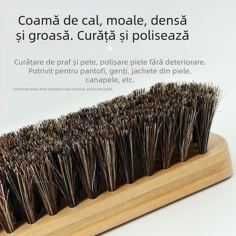 Perie pentru pantofi din păr de cal – Brand Prophet; Material: păr de cal; Categorie: perie pentru pantofi