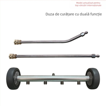 Rige spălător pentru șasiu auto și perie de curățare pentru drum, curățător de suprafețe cu două utilizări, 4000 psi, aliaj de aluminiu, 1550 g