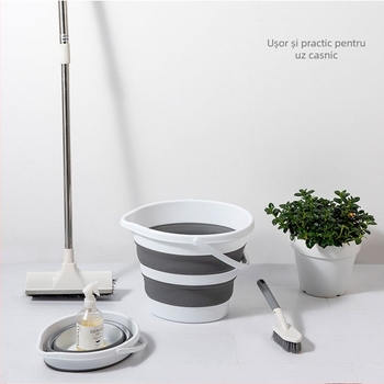 Găleată pliabilă pentru casă și călătorii — portabilă, retractabilă cu mâner; material PP+TPE; marca Youyi Xi; lansare în 2023; greutate 230–445 g