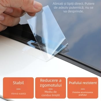 Bandă etanșantă pentru luneta panoramică, impermeabilă, cu adeziv nano, grosime 0.5 mm, compatibil universal, personalizare disponibilă