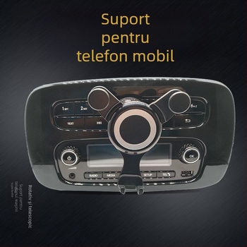 Suport auto pentru telefon cu gravitație – montaj ascuns în conducta de ventilație, Model 06, compatibil universal, opțiuni de personalizare