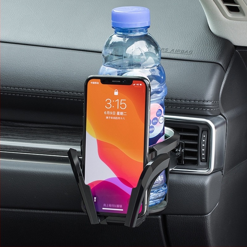 Suport pentru pahare pentru gurile de ventilație ale mașinii, multifuncțional, din plastic, model PF-356/PF-357, marcă YAC