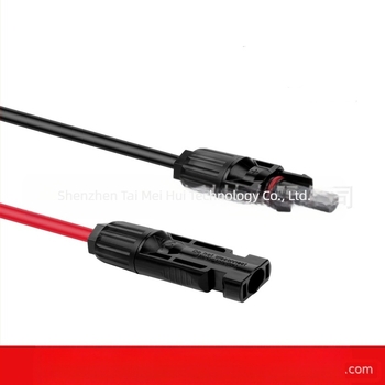 Cablu extensie MC4–MC4 pentru sisteme solare, 10 AWG, cablu de energie portabilă