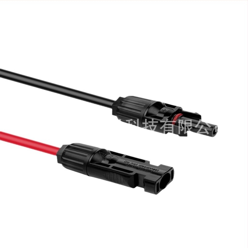 Cablu extensie MC4–MC4 pentru sisteme solare, 10 AWG, cablu de energie portabilă
