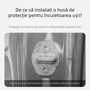 Buffer pentru ușa de mașină cu tampon amortizant și manșon din cauciuc pentru încuietoarea ușii, protecție anti-coliziune — The First Force