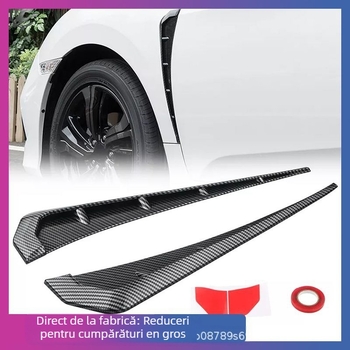 Decal ABS universal pentru aerisire laterală, imitatie branhii de rechin pentru Civic. Brand Always red