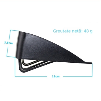 Glareshield pentru navigație GPS, compatibil cu tabletă de 7 inch, material ABS, pentru interiorul mașinii, suportă personalizare