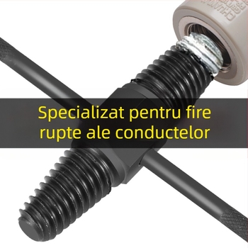 Extractor pentru șuruburi rupte la conducte de apă — oțel carbon, lungime 90 mm, greutate 0,2 kg, universal