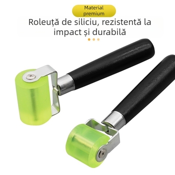 Rolă pentru izolație auto – instrument pentru montaj izolație din vată, aplicare folie tapet, rolă plată de lipire, marcă QST EXPRESS