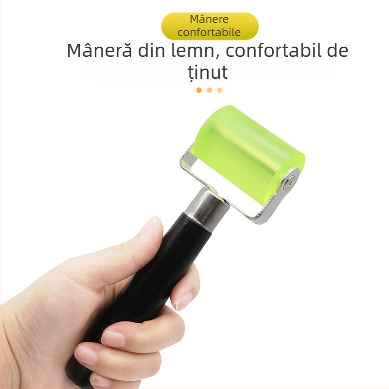 Rolă pentru izolație auto – instrument pentru montaj izolație din vată, aplicare folie tapet, rolă plată de lipire, marcă QST EXPRESS