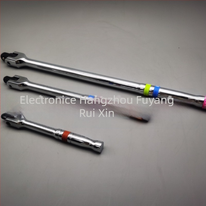 Set de 3 chei de soclu cu tijă de extensie, crom 40, electroplacat