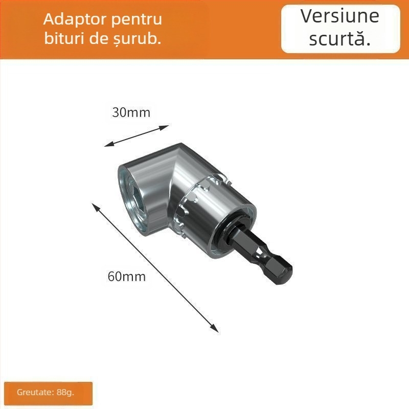 Bit de șurub unghiular, model bit corner, material SUJ2, aplicație universală, fără prelucrare