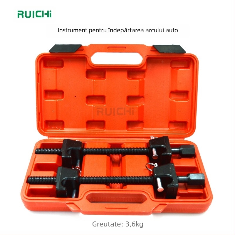 DTBD 2 piese Unealtă demontare amortizor auto și compresor arc — oțel crom vanadiu, cutie din plastic, 3,6 kg