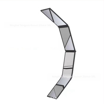 Oglindă pliabilă cu patru fețe pentru vizualizarea părții din spate a capului și tunsoare pe cont propriu; ramă ABS; imprimare logo disponibilă; personalizabil.